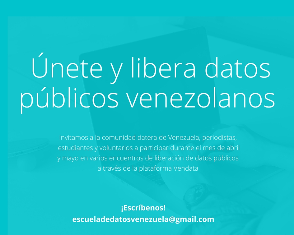 Colabora a través de la plataforma Vendata, primer proyecto de datos abiertos en Venezuela