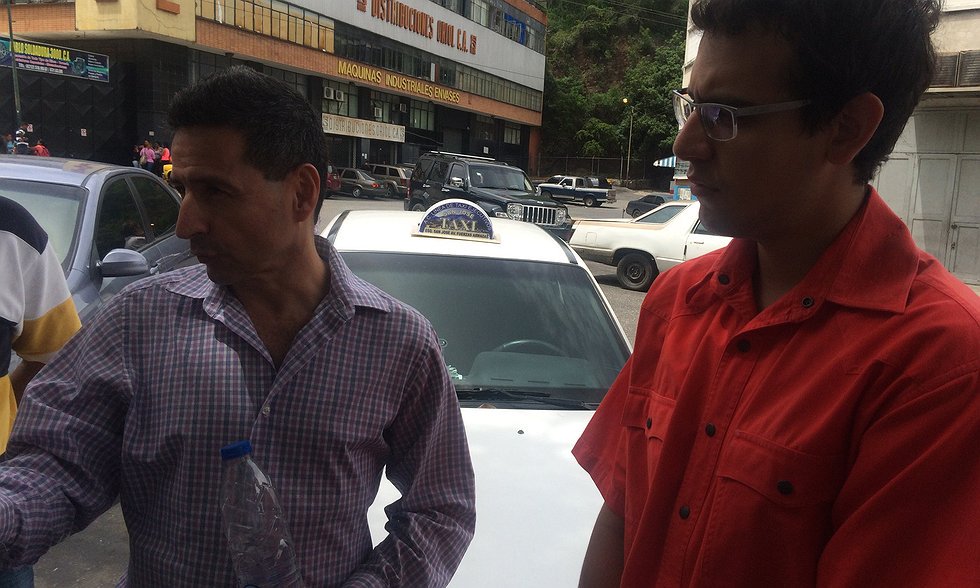 Darvinson Rojas, periodista de El Pitazo fue el tercer periodista citado a declarar sobre los hechos del BCV. Foto cortesía: Contrapunto