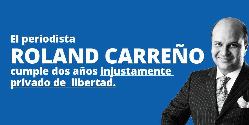 Roland Carreño cumple dos años injustamente privado de libertad en Venezuela